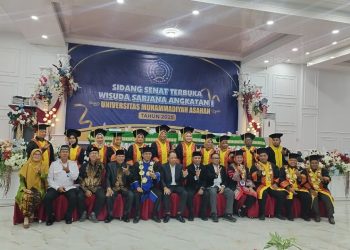 Kalapas Labuhan Ruku Hadiri Sidang Senat Terbuka Wisuda Sarjana Angkatan I UMMAS