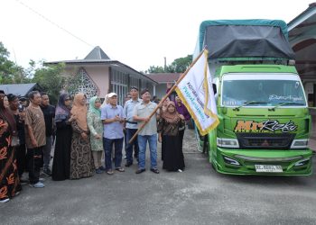 Pemkab dan DPD PKB Pujakesuma Asahan Salurkan Bantuan ke Aceh Tamiang