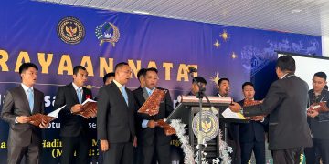 Pegawai dan Warga Binaan Lapas Labuhan Ruku Rayakan Natal