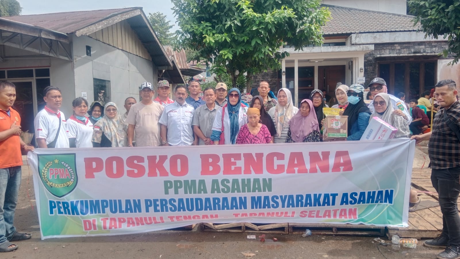 DPP PPMA Salurkan Bantuan pada Korban Banjir dan Longsor di Tapsel & Tapteng 