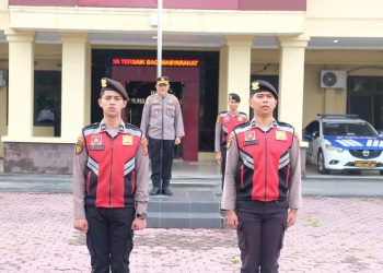 Personel Polres Tanjungbalai Fokus Pengamanan Nataru