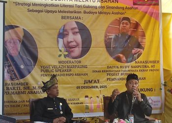 Ahmad Dairobi dari MAS Darulsallam Air Joman Juara 1 Lomba Sinandong Asahan
