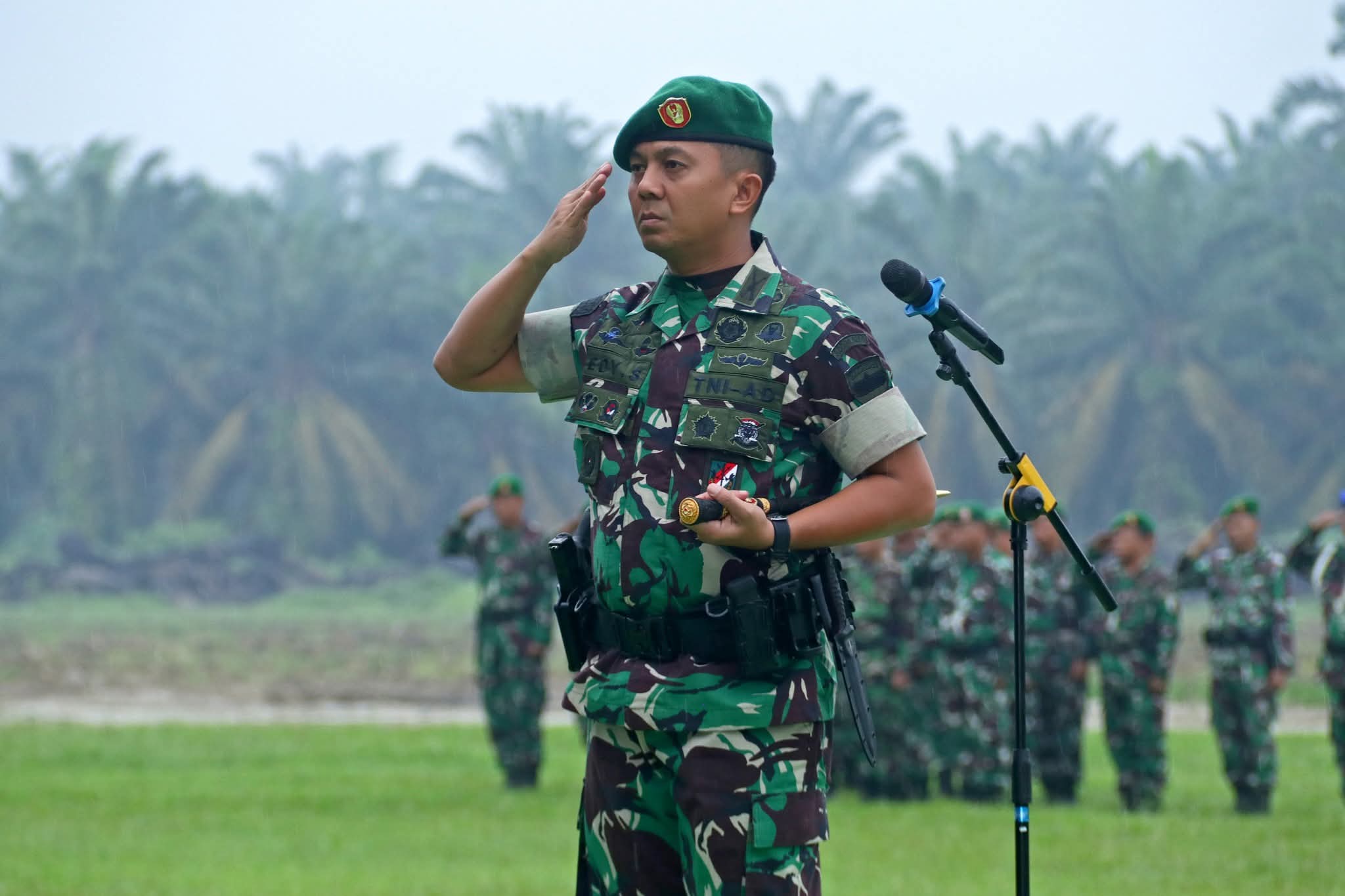 Dandim 0208/Asahan Pimpin Upacara Bendera 17-an Bulanan