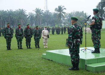 Dandim 0208/Asahan Pimpin Upacara Bendera 17-an Bulanan