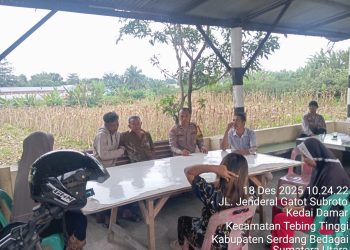 Polsek Padang Hulu Fasilitasi Mediasi, Permasalahan Warga Diselesaikan Secara Kekeluargaan