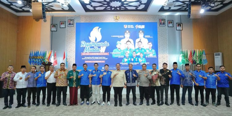 Bupati Batubara Hadiri Acara Rapimpurda DPD KNPI Batubara