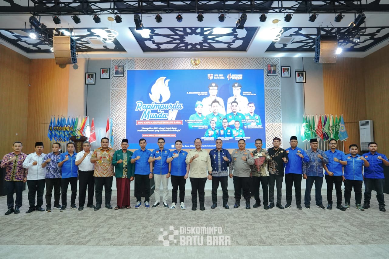 Bupati Batubara Hadiri Acara Rapimpurda DPD KNPI Batubara