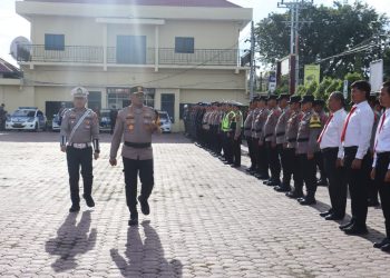 Polres Tanjungbalai Gelar Pasukan Operasi Lilin Toba 2025