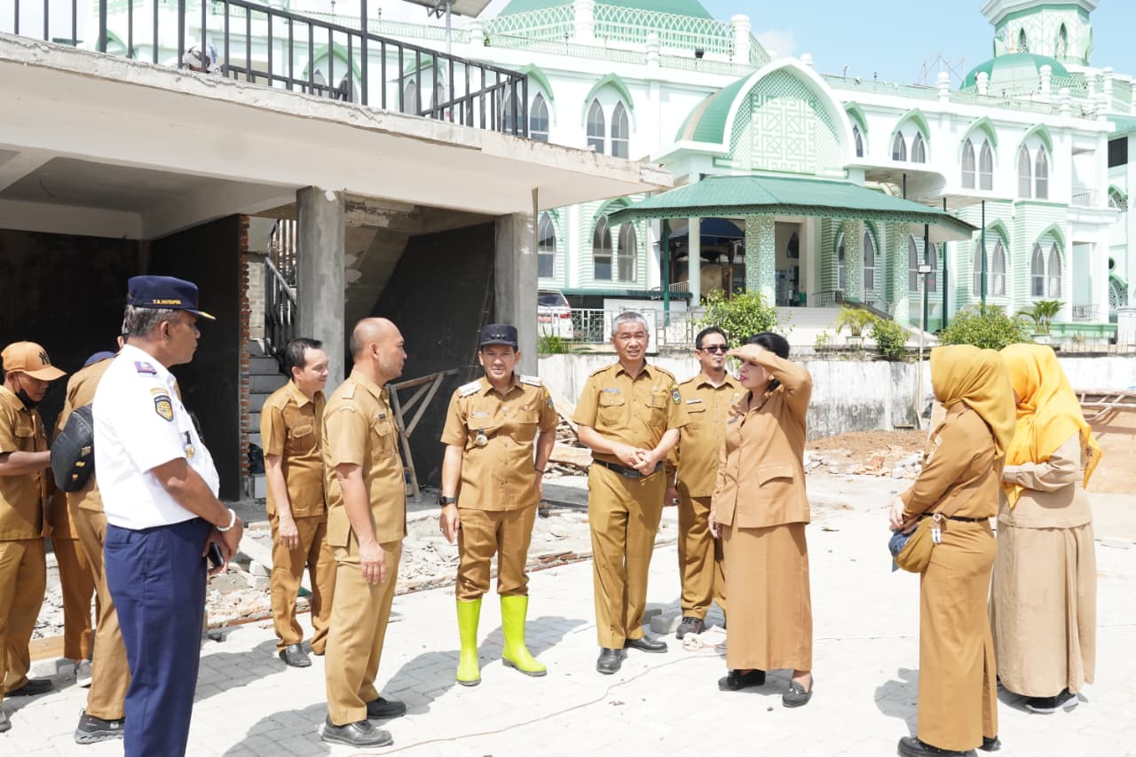 Walikota Tebing Tinggi Minta Proyek Revitalisasi Selesai Tepat Waktu 