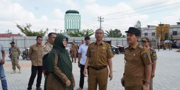 Walikota Tebing Tinggi Minta Proyek Revitalisasi Selesai Tepat Waktu 