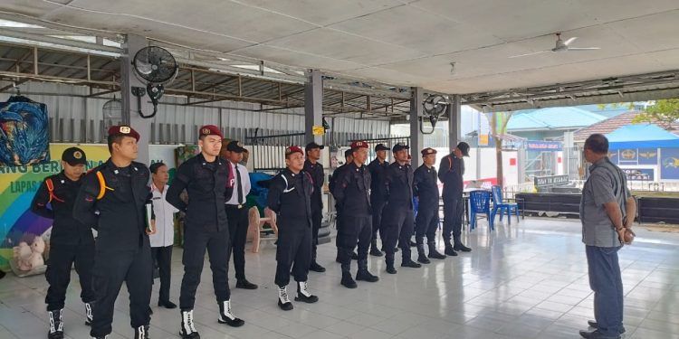 Kalapas Pimpin Apel Serah Terima Penjagaan Jelang Akhir Tahun