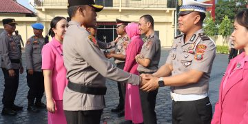 26 Personel Polres Tanjungbalai Naik Pangkat