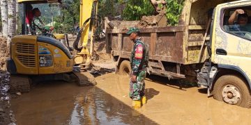 Satgas Gulbencal Kodam I/BB Buka Akses Jalan Tukka- Bonalumban