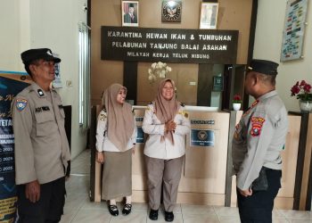 Sat Binmas Polres Tanjungbalai Sambangi Karantina