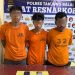 Miliki 102,48 Gram Sabu, Tiga Pria Ditangkap Sat Narkoba Polres Tanjungbalai