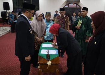 Ini Pesan Wawako Tanjungbalai Saat Lantik Direktur RSUD dr Tengku Mansyur
