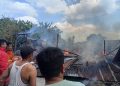 3 rumah milik warga di Kabupaten Asahan hangus terbakar.
