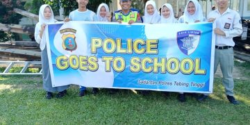 Sat Lantas Polres Tebing Tinggi Gelar Police Goes to School di SMKN 1