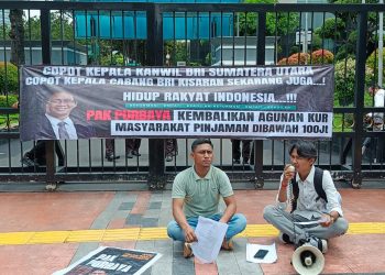 Aktivis Sumut Demo Menkeu, Minta Agunan KUR Masyarakat Asahan Dikembalikan