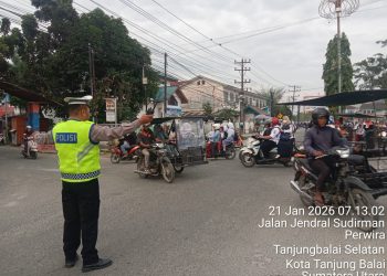 Polres Tanjungbalai Gelar Strong Point