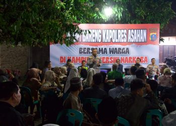 Kapolres Asahan Gelar Ramah Tamah dengan Warga Jalan Durian
