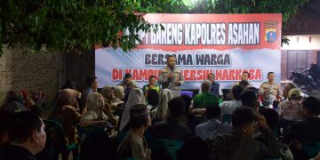 Kapolres Asahan Gelar Ramah Tamah dengan Warga Jalan Durian