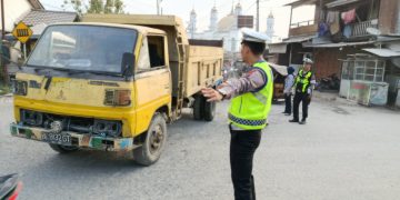 Sat Lantas Polres Tanjungbalai Gelar Gatur Pagi di Titik Rawan