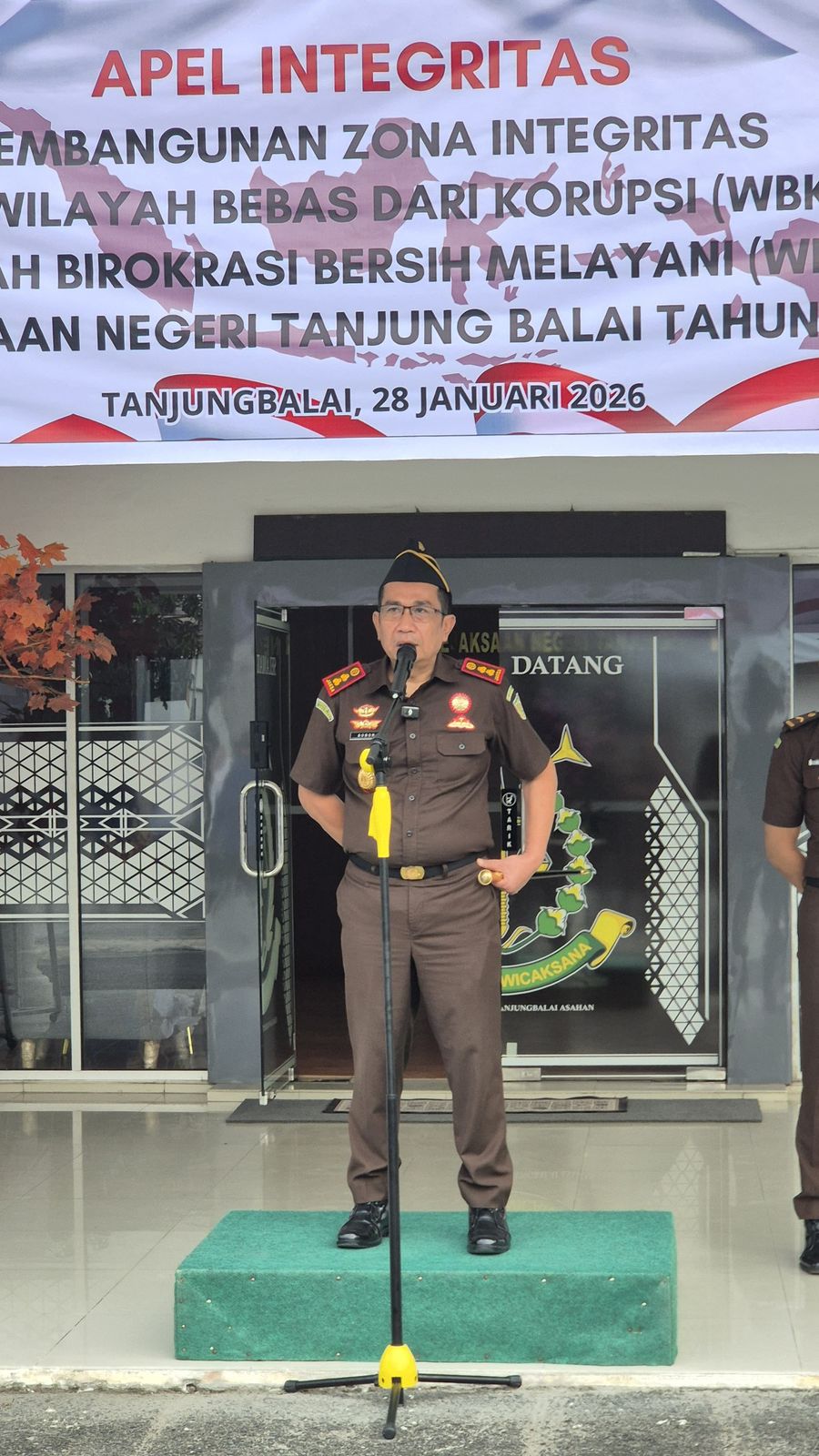 Kejari Tanjungbalai Resmi Canangkan Pembangunan Zona Integritas Menuju WBK & WBBM