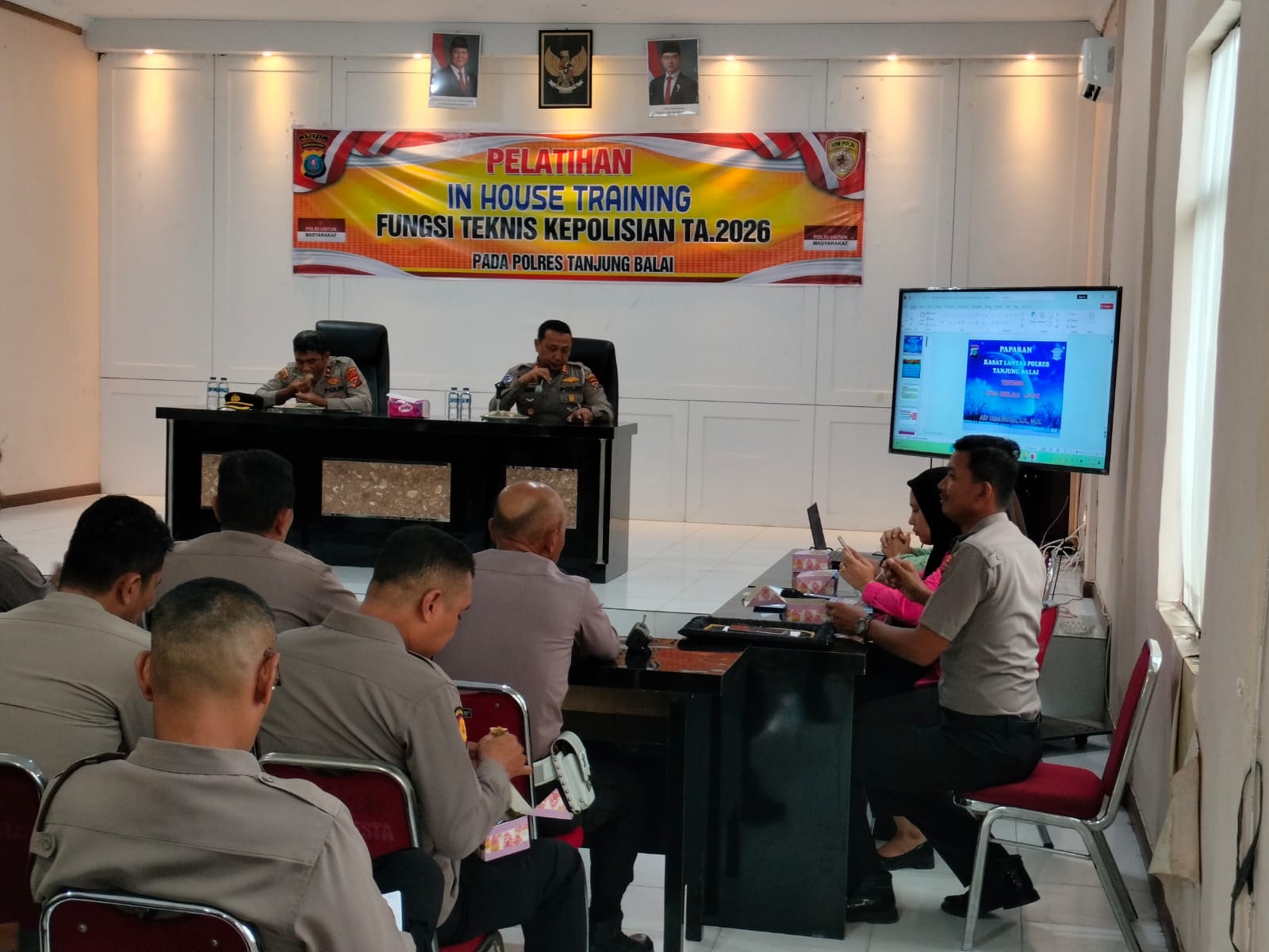 Polres Tanjungbalai Gelar Pelatihan Fungsi Teknis Lantas