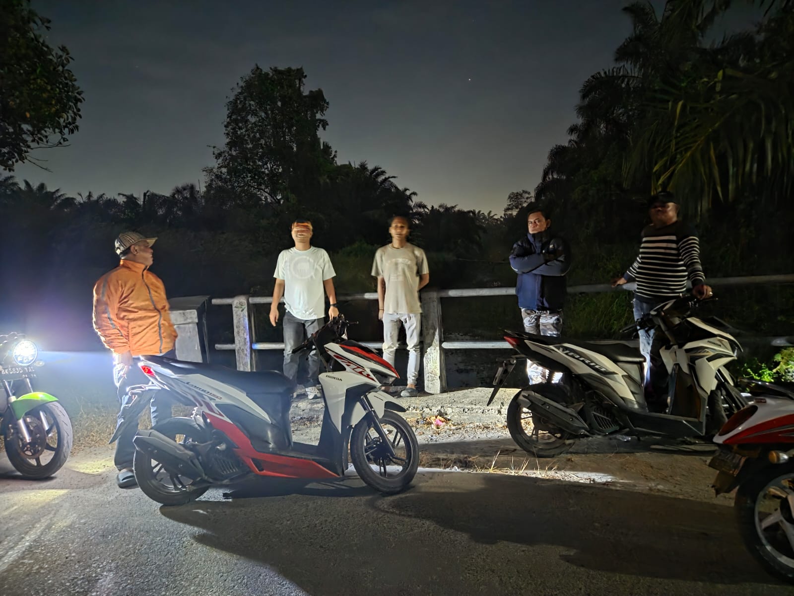 Personel Satreskrim Polres Tanjungbalai Gelar Patroli Dini Hari