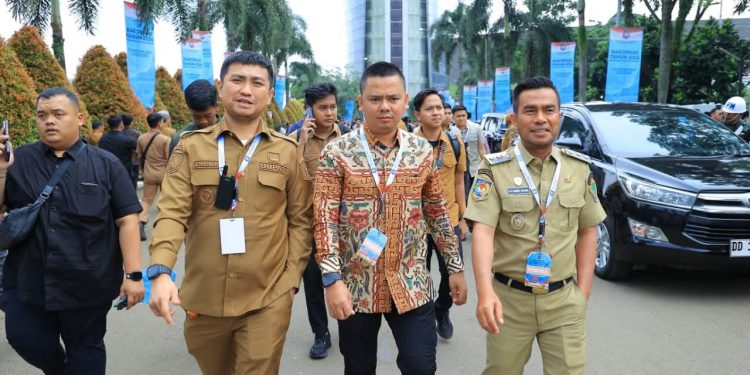 Bupati Labura Hendri Yanto Sitorus, dan Wakil Bupati H. Samsul Tanjung menghadiri Rakornas Pemerintah Pusat dan Daerah Tahun 2026 di Sentul International Convention Center (SICC), Kabupaten Bogor, Provinsi Jawa Barat. 