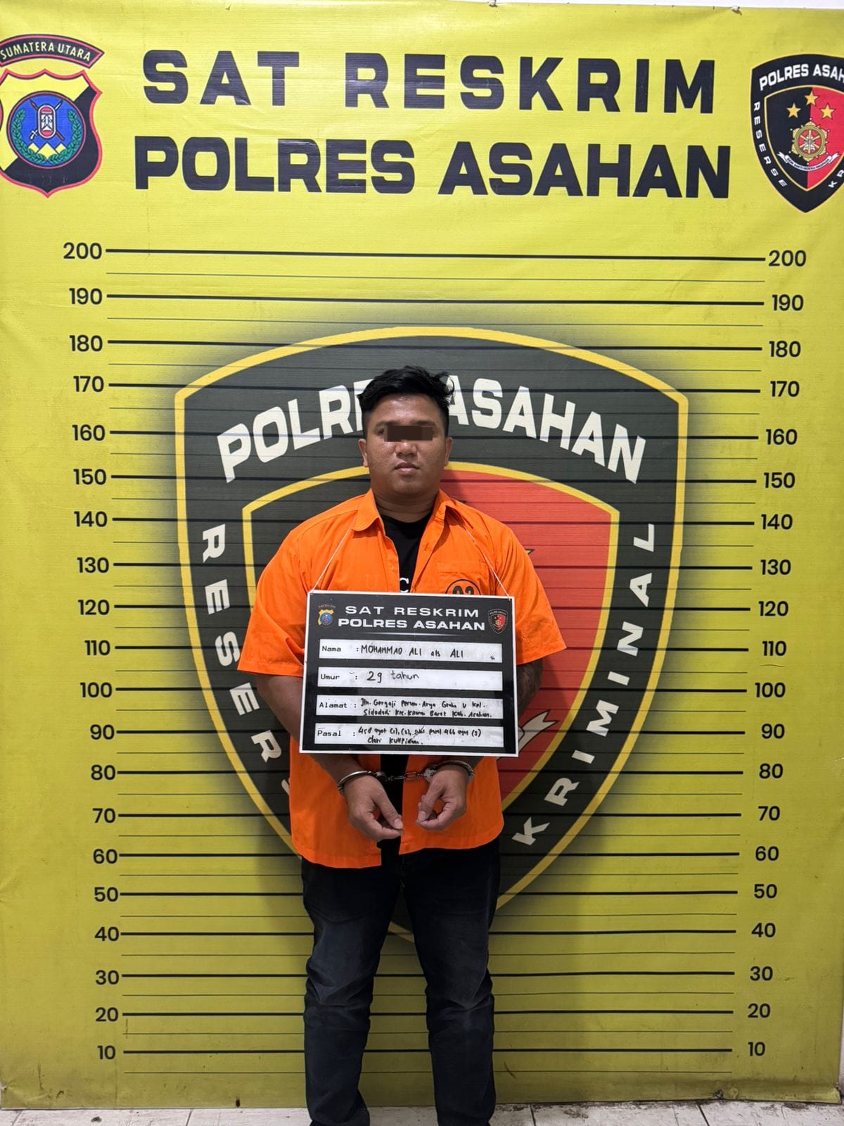 Tega, Pria di Asahan Ini Bunuh Istrinya