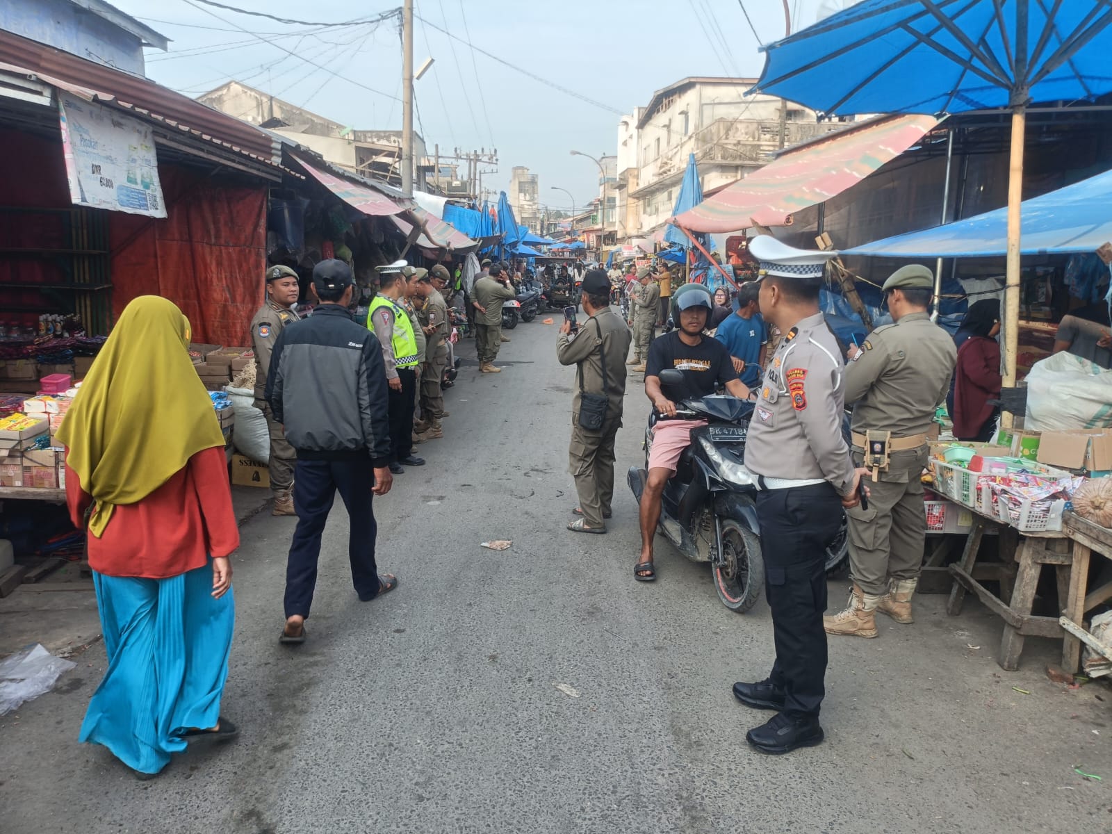 Satlantas Polres Tanjungbalai Sasar Pedagang
