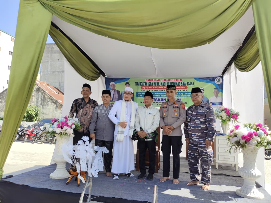 Kabag SDM Polres Tanjungbalai Hadiri Isra Mi'raj 1447 H dan Sunat Massal