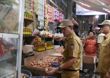 Walikota Tanjungbalai Bersama Forkopimda Sidak Pasar 