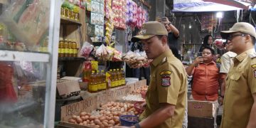 Walikota Tanjungbalai Bersama Forkopimda Sidak Pasar 