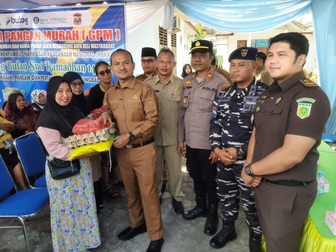 Polres Tanjungbalai Kawal Peluncuran GPM untuk Bantu Masyarakat