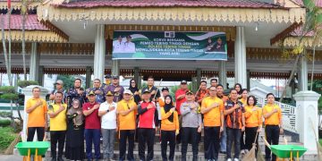 Polres Tebing Tinggi dan Pemko Gelar Gotong Royong 