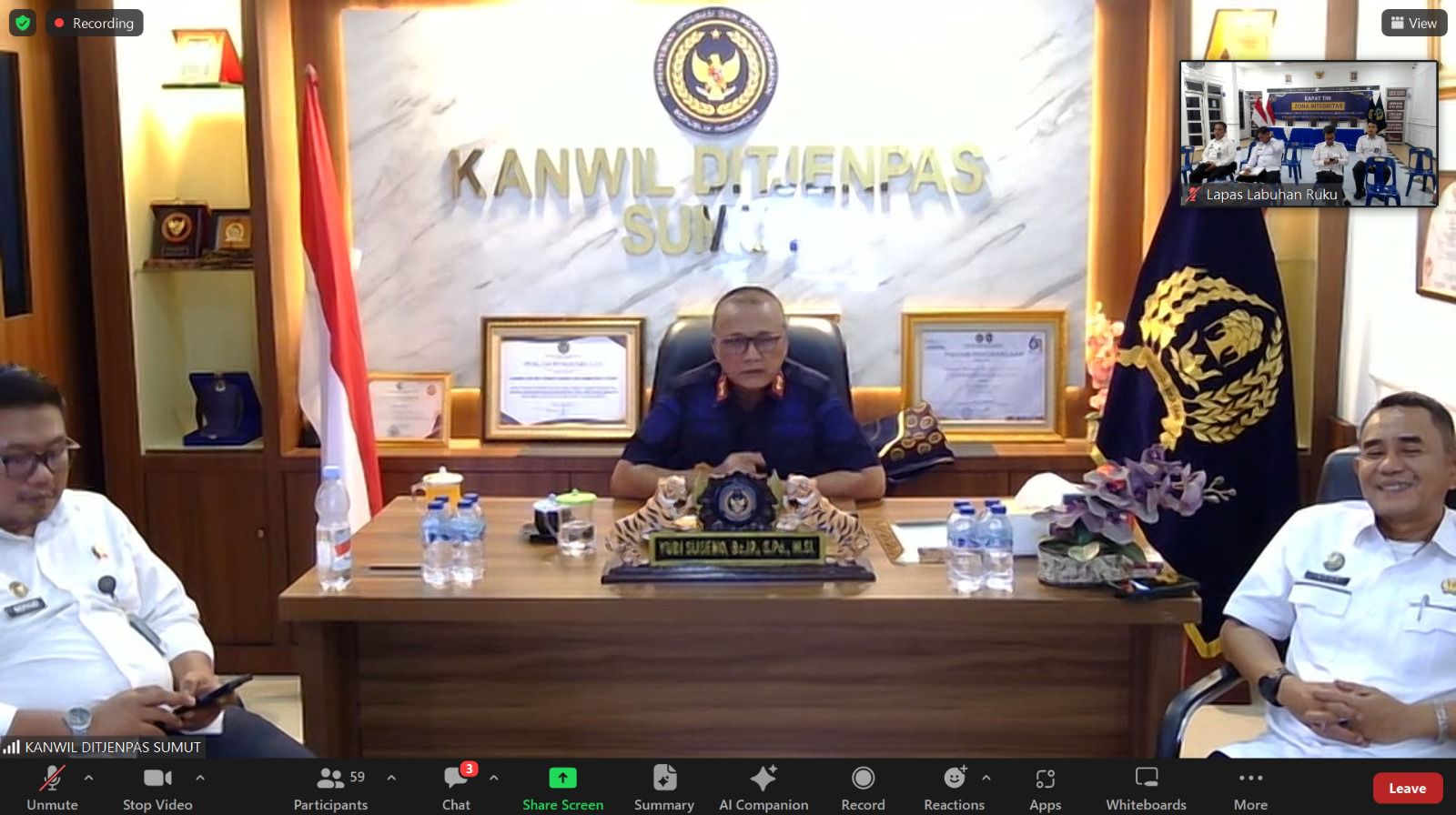 Arahan Kakanwil, Perkuat Keamanan Selama Bulan Ramadhan