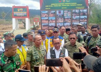 Percepatan Pemulihan Bencana, Menko PMK RI & Kasum TNI Kunker Ke Tapteng