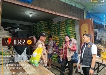 Polres Tebing Tinggi Pantau Harga dan Ketersediaan Bahan Pokok