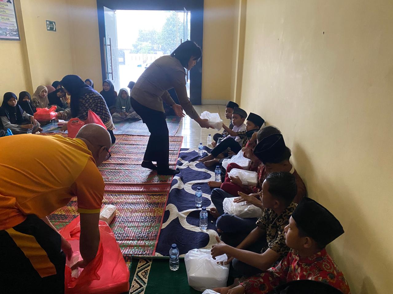 Satlantas Polres Tebing Tinggi Gelar Doa Bersama dan Santuni Anak Yatim