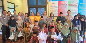 Satlantas Polres Tebing Tinggi Gelar Doa Bersama dan Santuni Anak Yatim