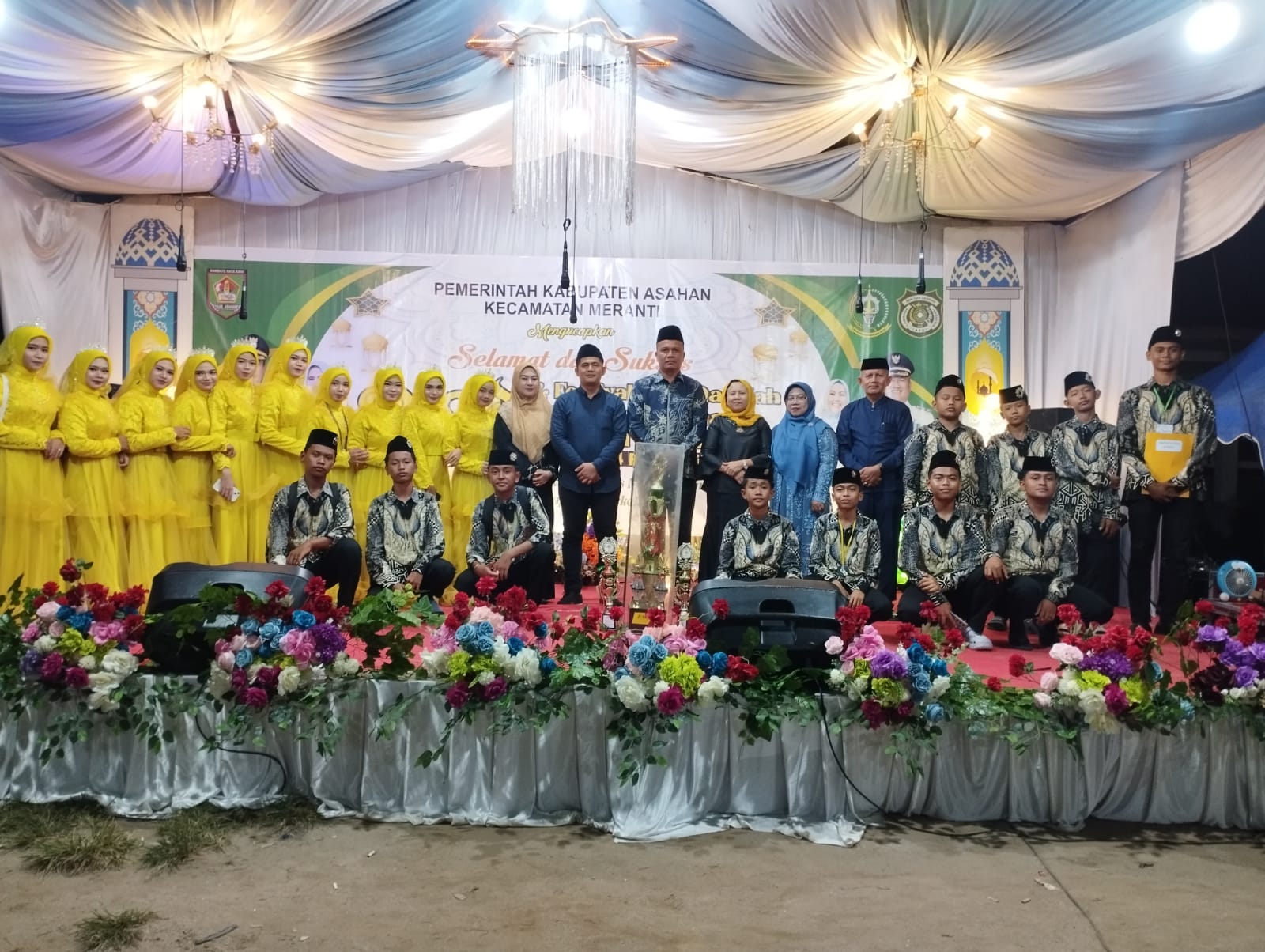 Desa Meranti Juara Umum MTQ ke-57 dan Festival Seni Qasidah Tingkat Kecamatan. 