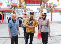 Kapolres Tebing Tinggi Pastikan Pengamanan Imlek di Kelenteng Jiu Li Dong Berjalan Kondusif