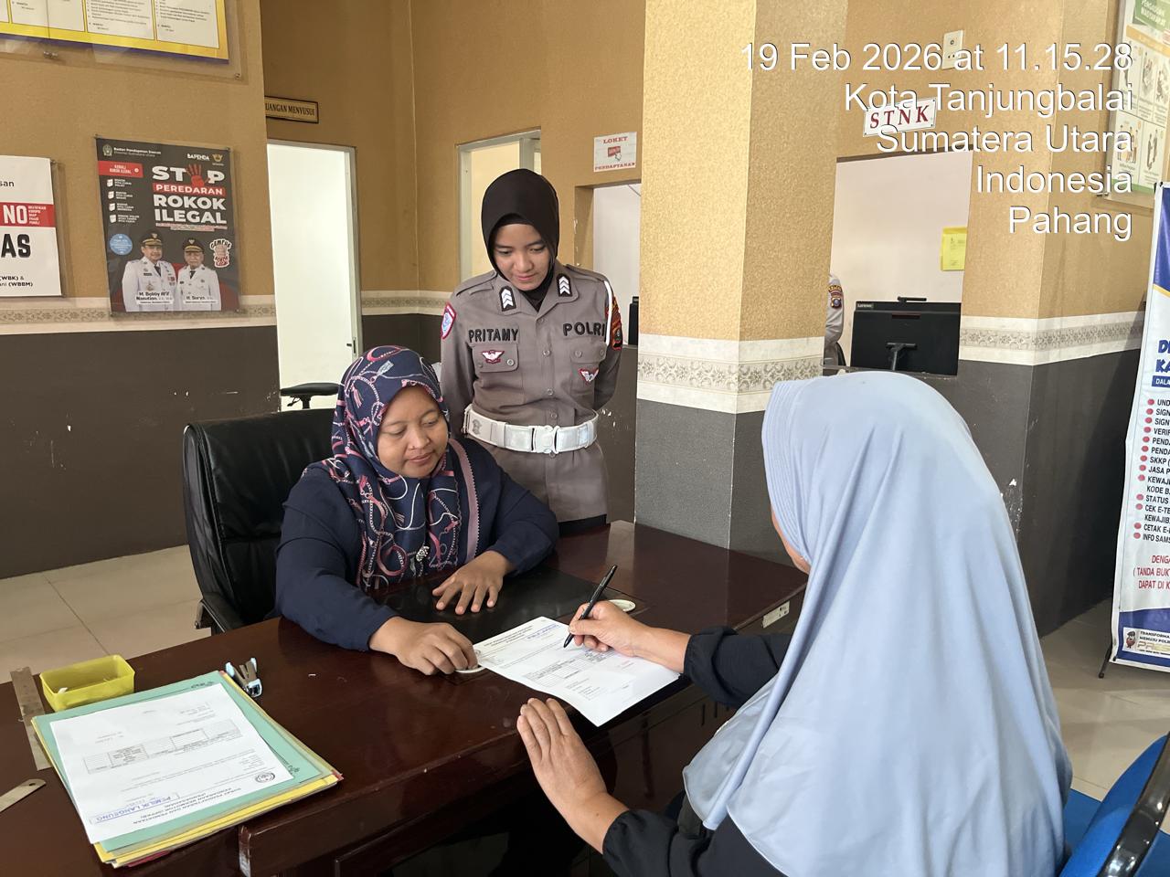 Satlantas Polres Tanjungbalai Gelar Program "Polantas Menyapa"
