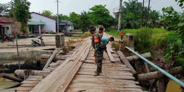 Pemkab Batubara dan Kodam I/BB Bangun Jembatan Bailey di Sei Buah Keras