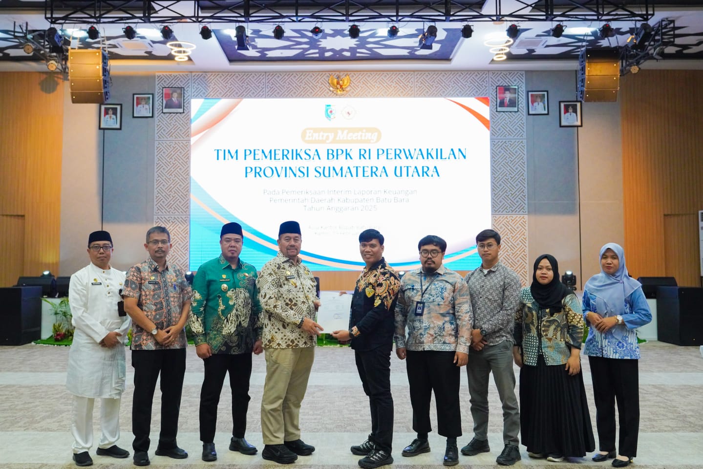 Bupati Batubara Sambut Tim BPK RI Perwakilan Sumatera Utara