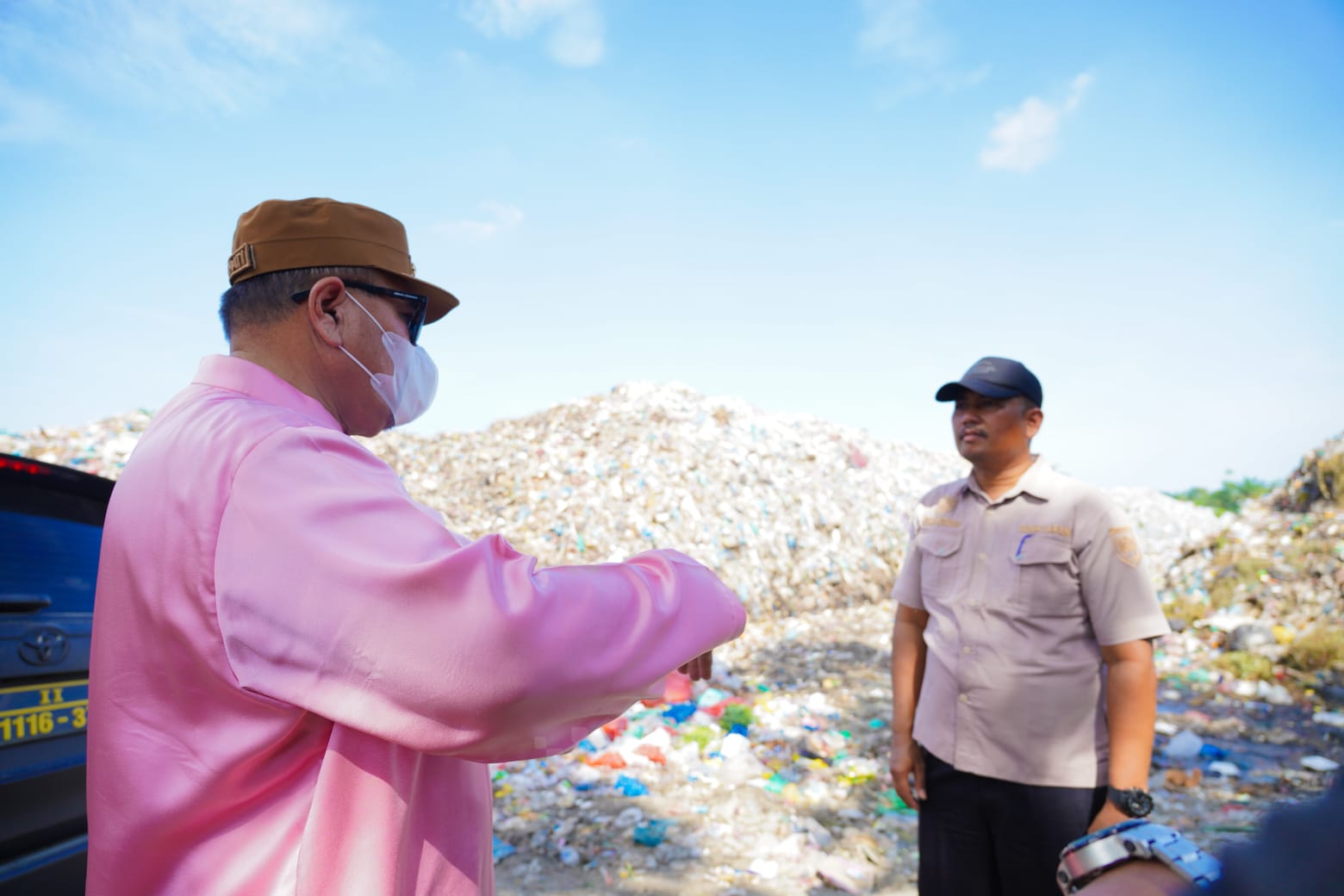 Bupati Batubara Tinjau TPA di Pasar 8 Indrapura