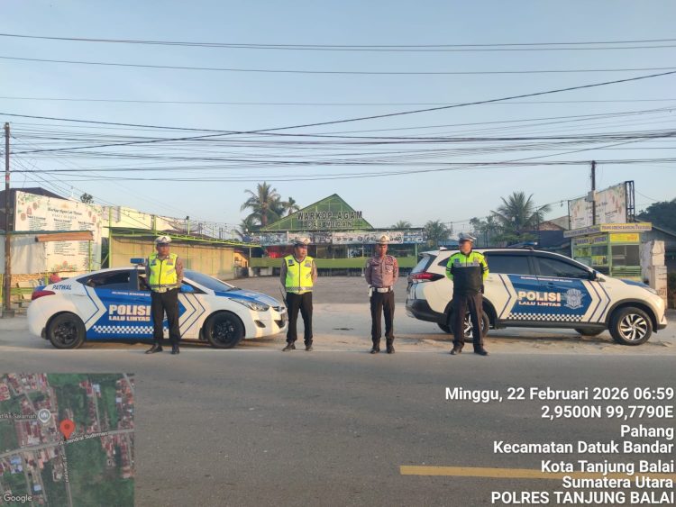 Polres Tanjungbalai Gelar Patroli Asmara Subuh